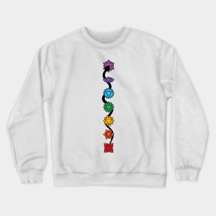 7 Chakra Kundalini Crewneck Sweatshirt